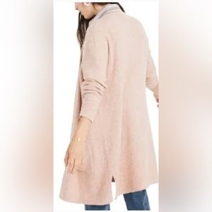 Madewell Cardigan Sweater in Coziest Yarn Soft Pink Size XS